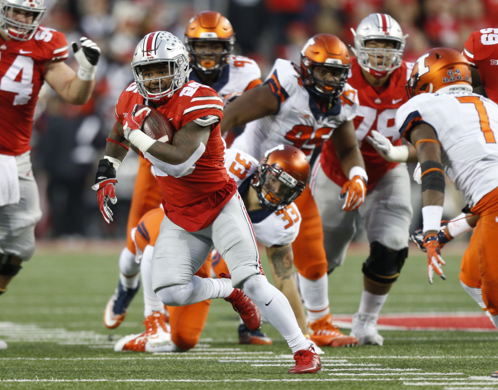 Nov. 18 - No. 9 Ohio State 52, Illinois 14